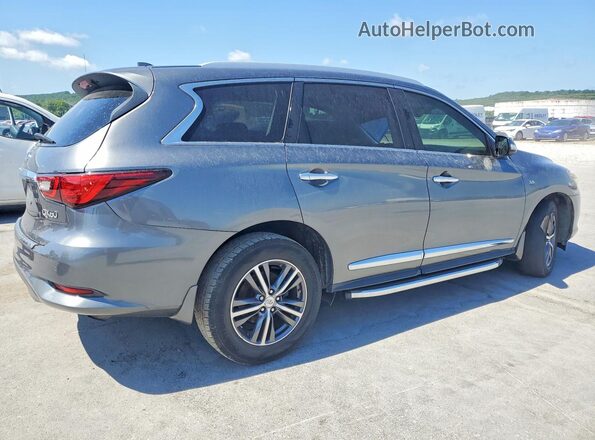 5N1DL0MN8JC518447 2018 INFINITI QX60 Silver Задня права чверть