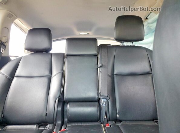5N1DL0MN9KC569540 2019 INFINITI QX60 White Вид задніх сидінь