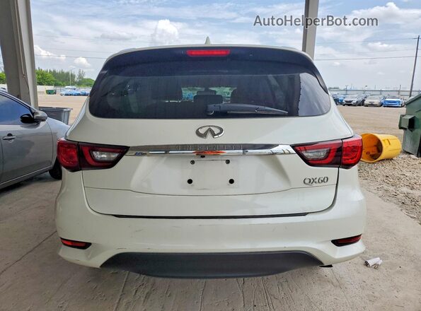 5N1DL0MN9KC569540 2019 INFINITI QX60 White Вид ззаду
