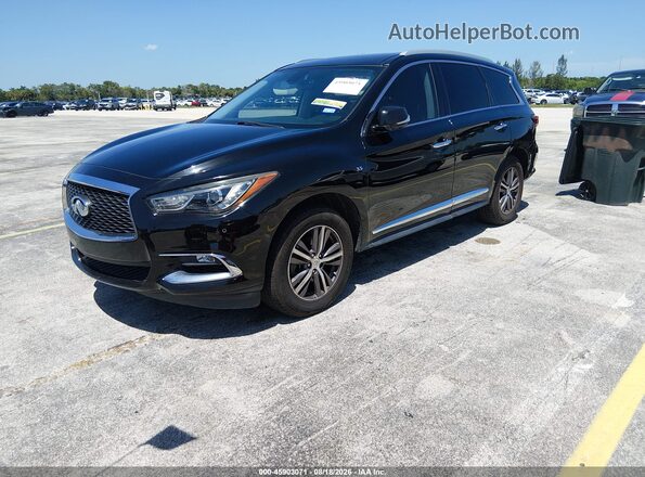 5N1DL0MNXHC549063 2017 INFINITI QX60 Black Przód lewy