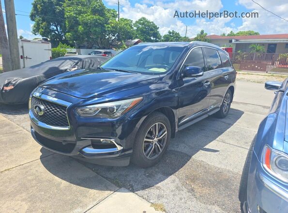5N1DL0MNXJC512178 2018 INFINITI QX60 Brown Rear left