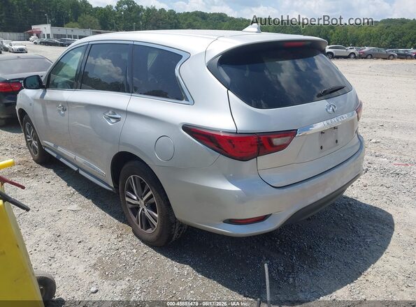 5N1DL0MNXJC533595 2018 INFINITI QX60 Silver Trasero izquierdo