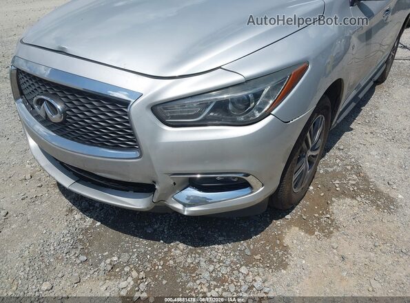 5N1DL0MNXJC533595 2018 INFINITI QX60 Silver Vista frontal