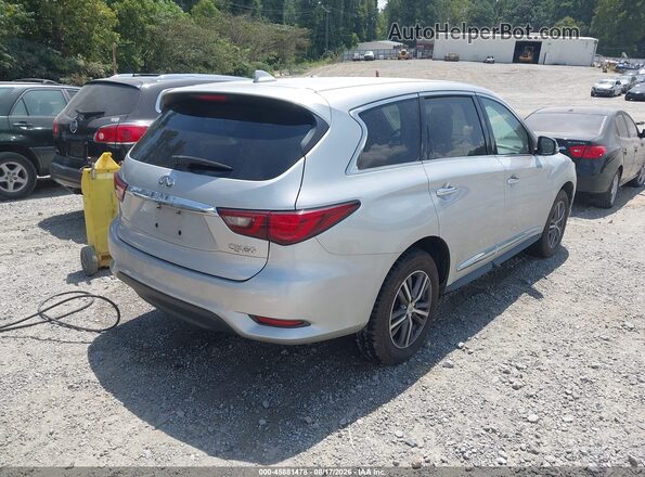5N1DL0MNXJC533595 2018 INFINITI QX60 Silver Trasero derecho