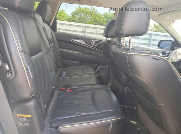 5N1DL0MNXKC503692 2019 INFINITI QX60 Silver Вид задньої частини салону