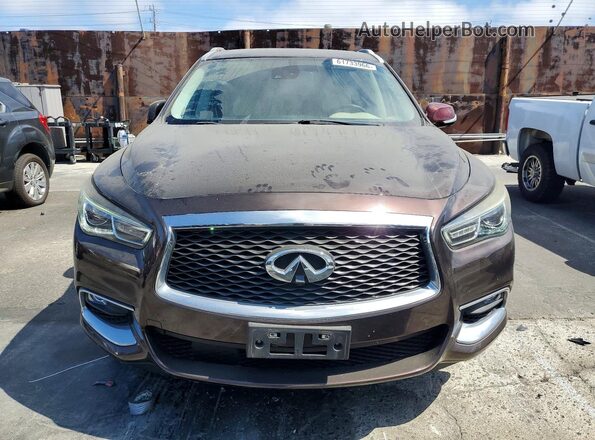 5N1DL0MNXKC567277 2019 INFINITI QX60 Burgundy Front view