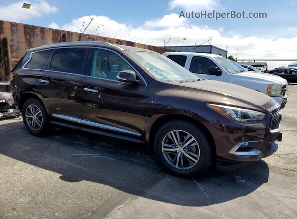 5N1DL0MNXKC567277 2019 INFINITI QX60 Burgundy Front right