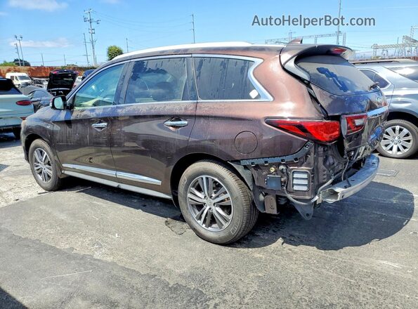 5N1DL0MNXKC567277 2019 INFINITI QX60 Burgundy Rear left
