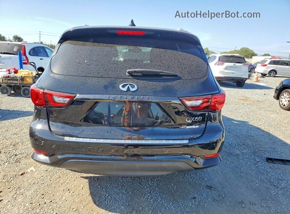 5N1DL0MNXLC534541 2020 INFINITI QX60 Black Rear view