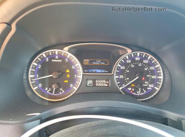 5N1DL0MNXLC534541 2020 INFINITI QX60 Black Instrument cluster view