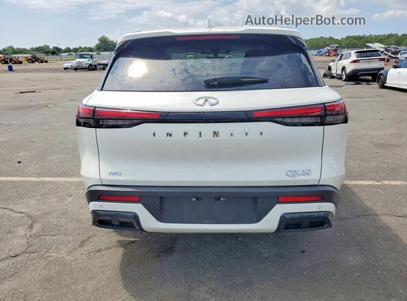 5N1DL1ES8RC355580 2024 INFINITI QX60 White Вид ззаду