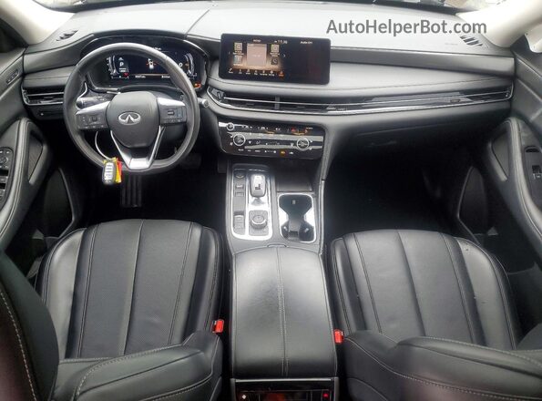 5N1DL1FS1RC354687 2024 INFINITI QX60 Black Vista del salpicadero