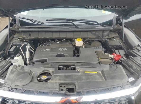 5N1DL1FS1RC354687 2024 INFINITI QX60 Black Vista del compartimento del motor