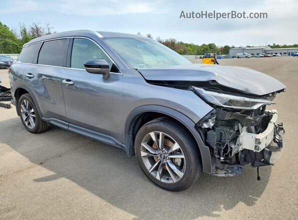 5N1DL1FS3RC357154 2024 INFINITI QX60 Gray Front right
