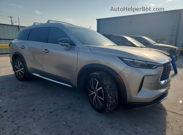 5N1DL1GS1PC372604 2023 INFINITI QX60 Tan Передня права чверть