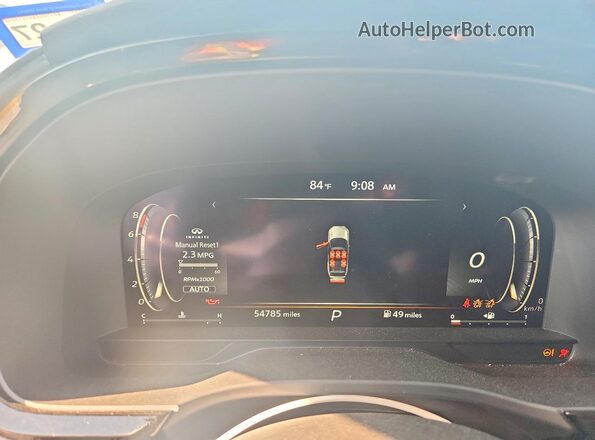 5N1DL1GS1PC372604 2023 INFINITI QX60 Tan Вид щитка приладів
