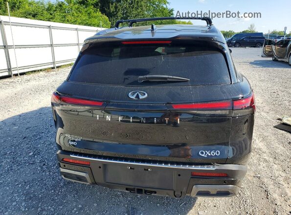 5N1DL1HU0PC372044 2023 INFINITI QX60 Black Вид ззаду