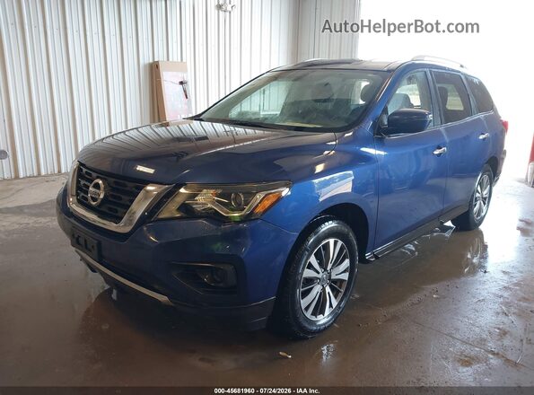 5N1DR2AM3LC627164 2020 NISSAN PATHFINDER Синий Передняя левая четверть