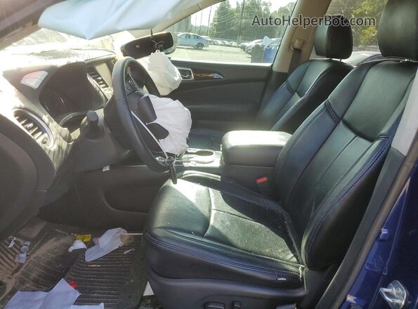 5N1DR2BN6LC650431 2020 NISSAN PATHFINDER Blue Widok wnętrza z przodu