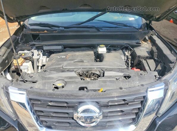 5N1DR2CN3LC587206 2020 NISSAN PATHFINDER Black Engine compartment view
