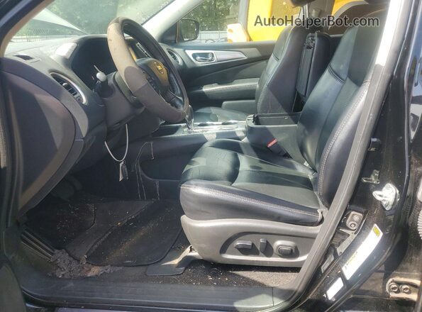 5N1DR2CN3LC587206 2020 NISSAN PATHFINDER Black Front interior view
