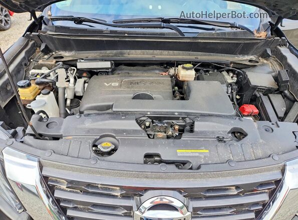 5N1DR2MM0HC630509 2017 NISSAN PATHFINDER Green Vista del compartimento del motor