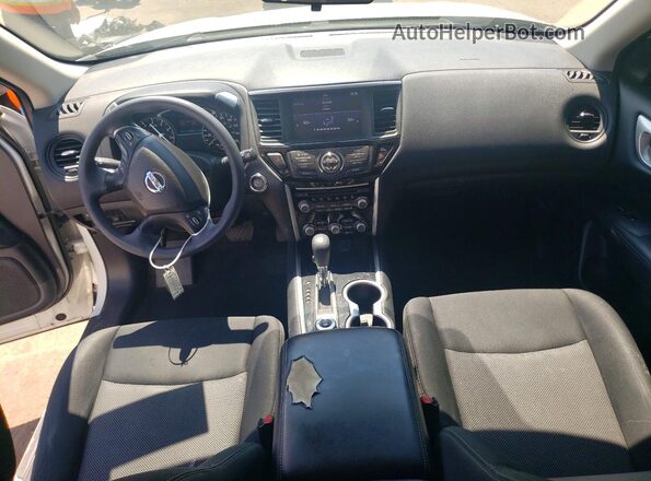5N1DR2MM1JC659619 2018 NISSAN PATHFINDER White Առջևի վահանակի տեսք