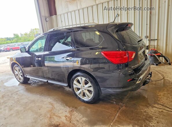 5N1DR2MM2JC619016 2018 NISSAN PATHFINDER Black Trasero izquierdo