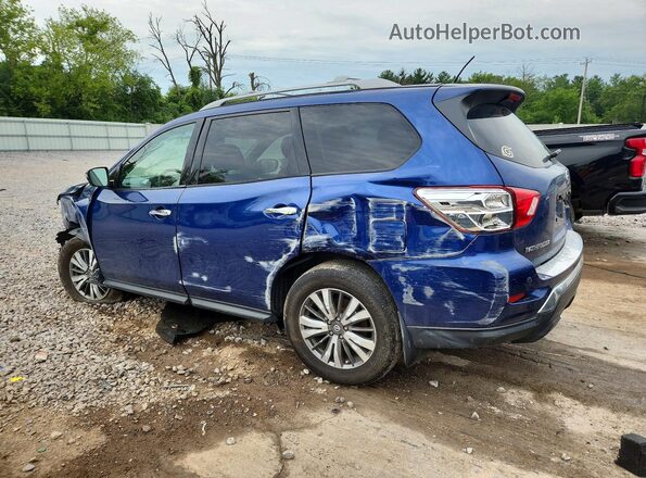5N1DR2MM2JC665543 2018 NISSAN PATHFINDER Синий Задняя левая четверть
