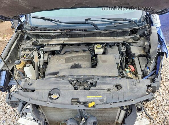5N1DR2MM2JC665543 2018 NISSAN PATHFINDER Синий Вид задней части салона