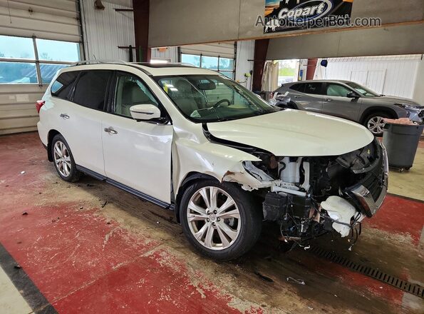 5N1DR2MM3JC676034 2018 NISSAN PATHFINDER White Przód prawy