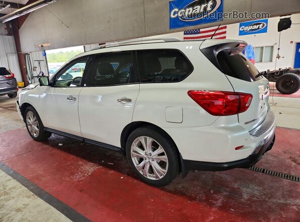 5N1DR2MM3JC676034 2018 NISSAN PATHFINDER White Tył lewy