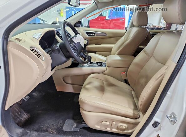 5N1DR2MM3JC676034 2018 NISSAN PATHFINDER White Widok wnętrza z przodu
