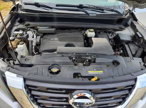 5N1DR2MM4JC677922 2018 NISSAN PATHFINDER Silver Vista del compartimento del motor