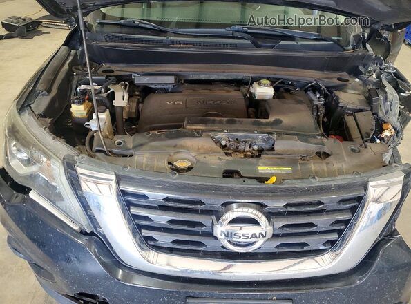 5N1DR2MM4KC612490 2019 NISSAN PATHFINDER Black Вид підкапотного простору