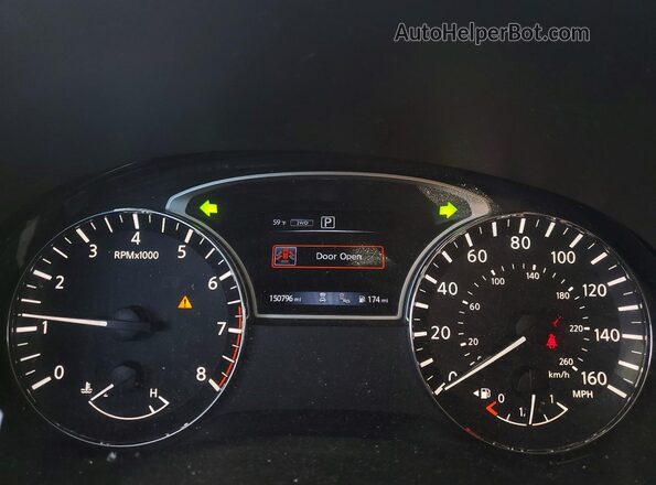 5N1DR2MM5HC640856 2017 NISSAN PATHFINDER Silver Instrument cluster view