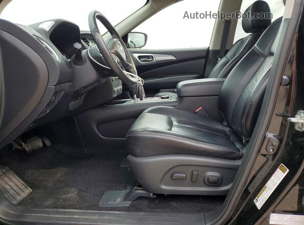 5N1DR2MM5JC627904 2018 NISSAN PATHFINDER Black Widok wnętrza z przodu