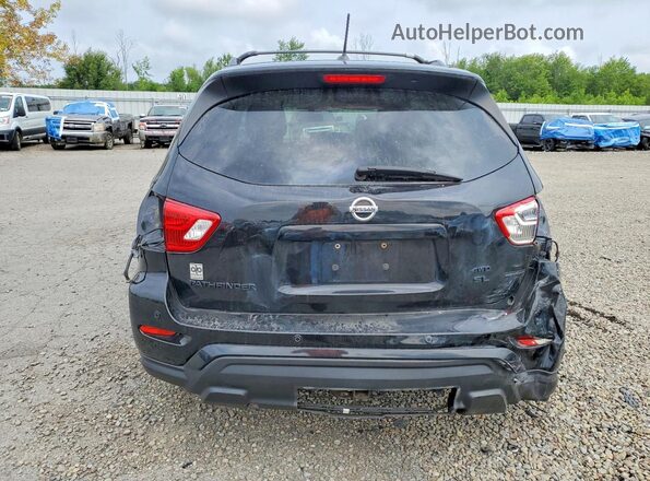 5N1DR2MM5JC627904 2018 NISSAN PATHFINDER Black Widok z tyłu