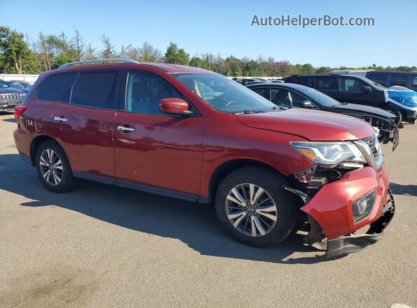 5N1DR2MM6HC692447 2017 NISSAN PATHFINDER Бордовый Передняя правая четверть