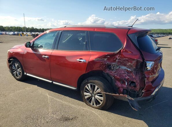 5N1DR2MM6HC692447 2017 NISSAN PATHFINDER Бордовый Задняя левая четверть