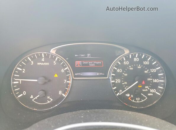 5N1DR2MM6HC692447 2017 NISSAN PATHFINDER Бордовый Вид щитка приборов