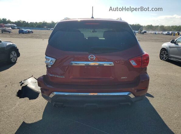 5N1DR2MM6HC692447 2017 NISSAN PATHFINDER Бордовый Вид сзади