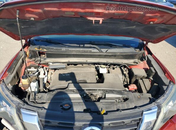 5N1DR2MM6HC692447 2017 NISSAN PATHFINDER Бордовый Вид подкапотного пространства