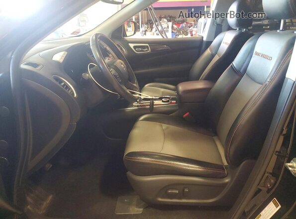 5N1DR2MM6KC622504 2019 NISSAN PATHFINDER Black Вид салону спереду
