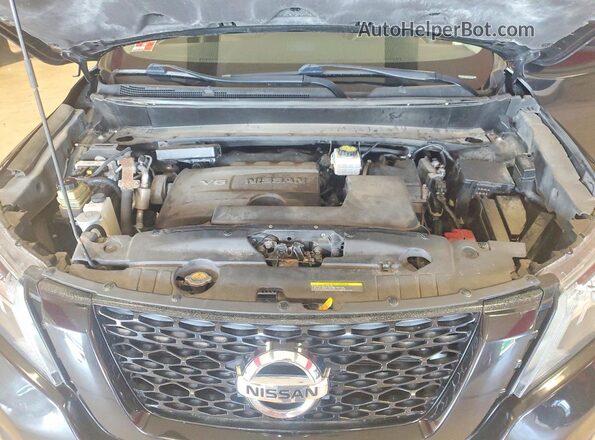 5N1DR2MM6KC622504 2019 NISSAN PATHFINDER Black Вид підкапотного простору