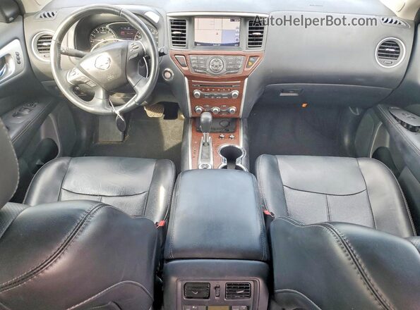 5N1DR2MM7HC611598 2017 NISSAN PATHFINDER Red Dashboard view