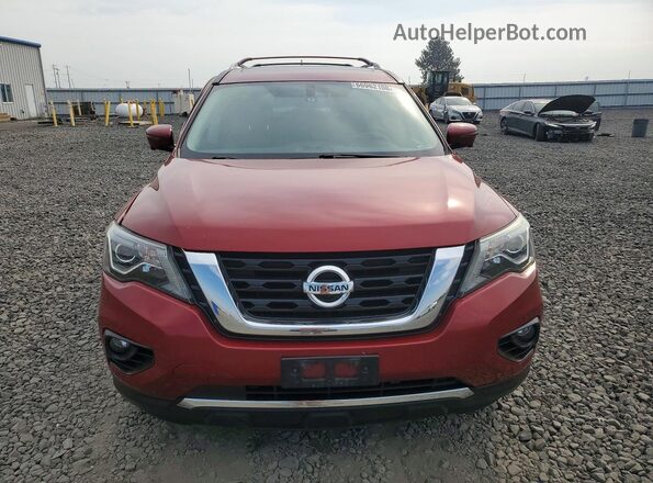 5N1DR2MM7HC611598 2017 NISSAN PATHFINDER Red Front view