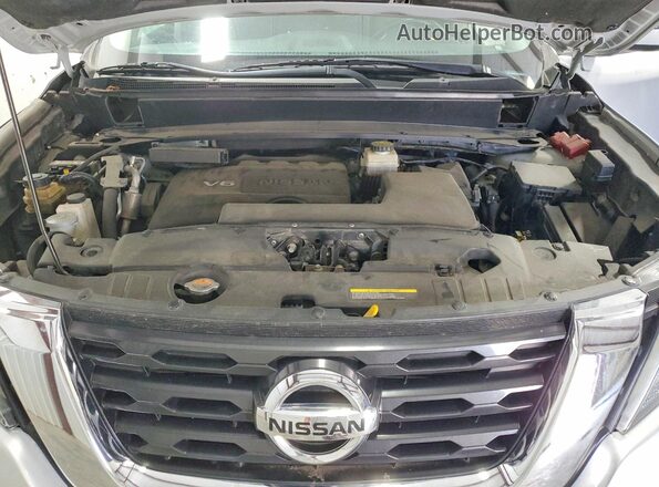 5N1DR2MM7JC641464 2018 NISSAN PATHFINDER Silver Vista del compartimento del motor
