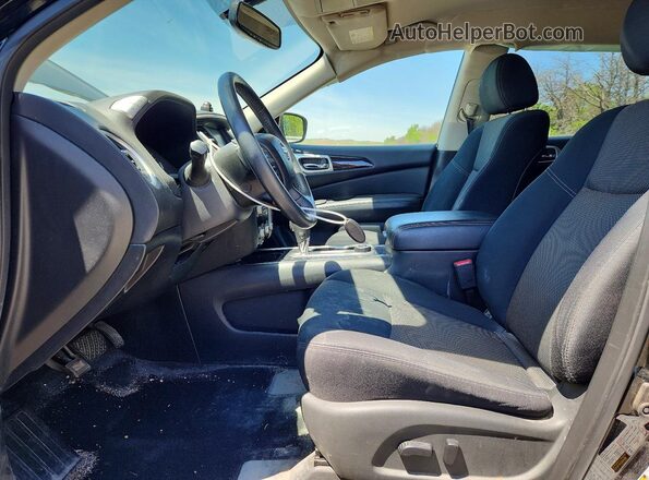 5N1DR2MM8JC634670 2018 NISSAN PATHFINDER Black Front interior view