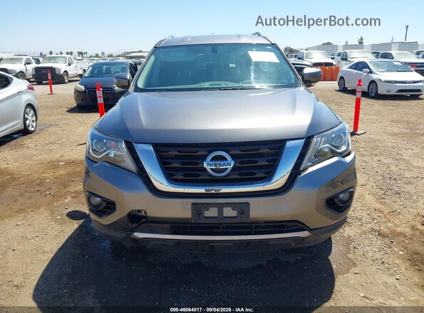 5N1DR2MM8JC656300 2018 NISSAN PATHFINDER Gray ხელსაწყოთა პანელის ხედი
